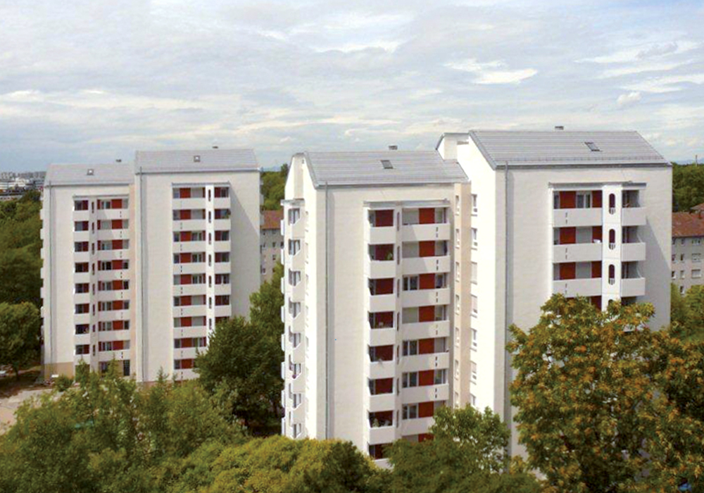 Karlsruhe Forststrasse 3+5, Komplettsanierung im sozialen Wohnungsbau, MACON BAU GmbH Magdeburg