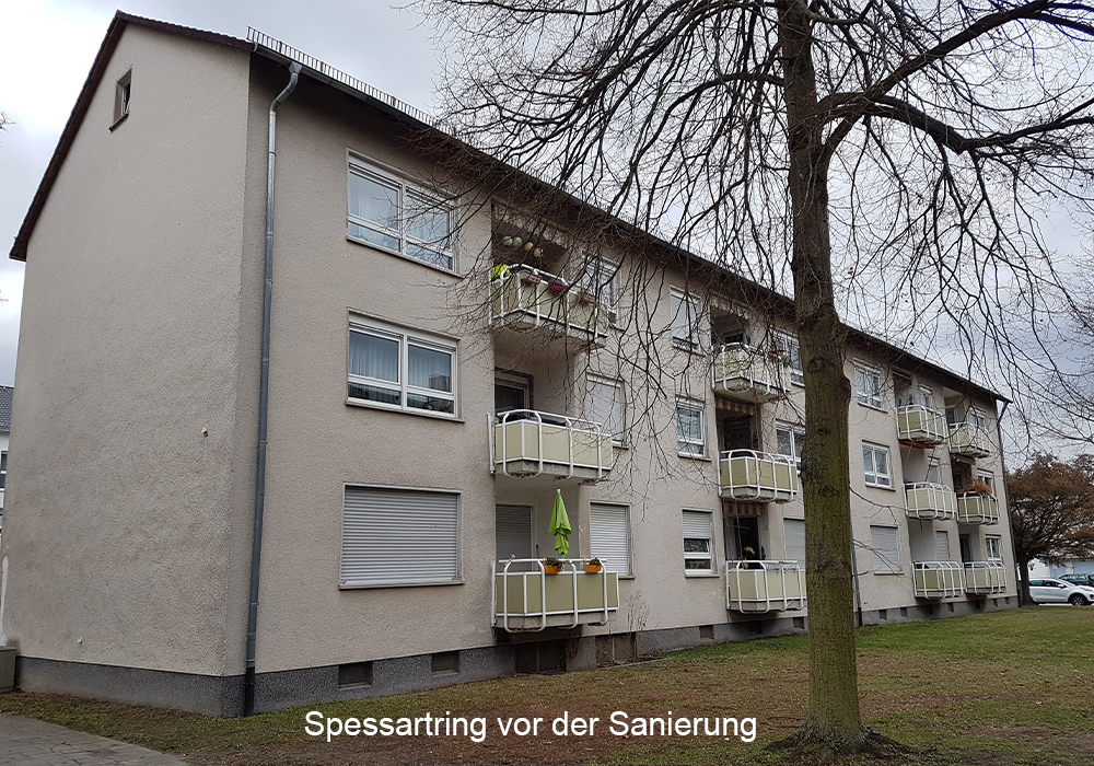 Rüsselsheim, Spessartring, Komplettsanierung durch MACON BAU GmbH Magdeburg