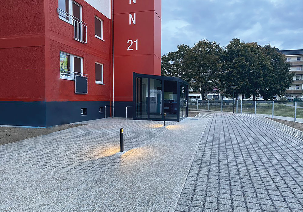 MD Rathmannstr. 21 neuer Haupteingang nach Sanierung durch die MACON BAU GmbH Magdeburg