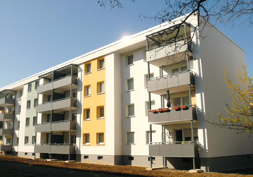 BV MAINZ Bleichstraße 106-112, saniert unter bewohnten Bedingungen durch die MACON BAU GmbH Magdeburg, 2020