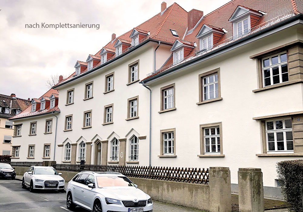 nach Sanierung, Mainz, Schneckenburgerstraße 1-5, BV der MACON BAU GmbH Magdeburg