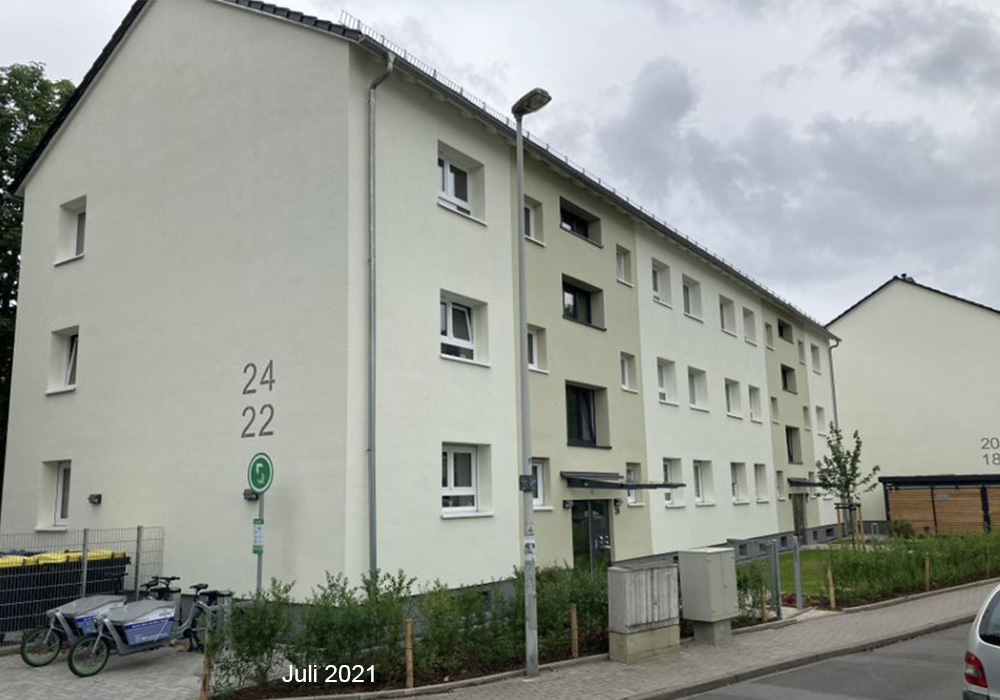 BV in Wiesbaden, Salzburger Straße, Komplettsanierung durch die MACON BAU GmbH Magdeburg