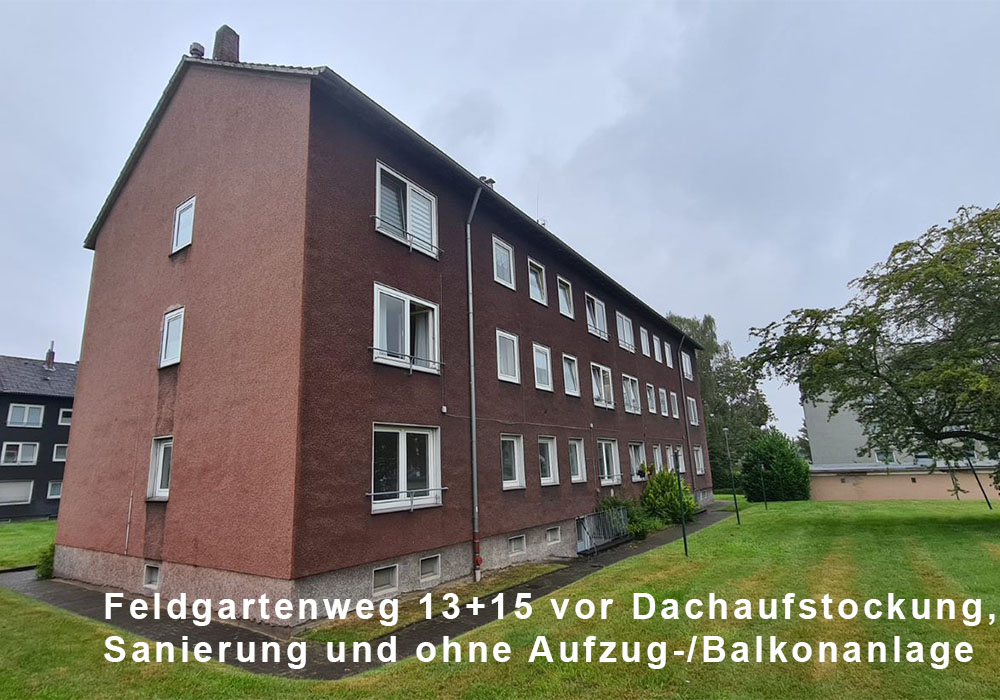 BV Bochum, Feldgartenweg 13+15, Komplettsanierung durch die MACON BAU GmbH Magdeburg
