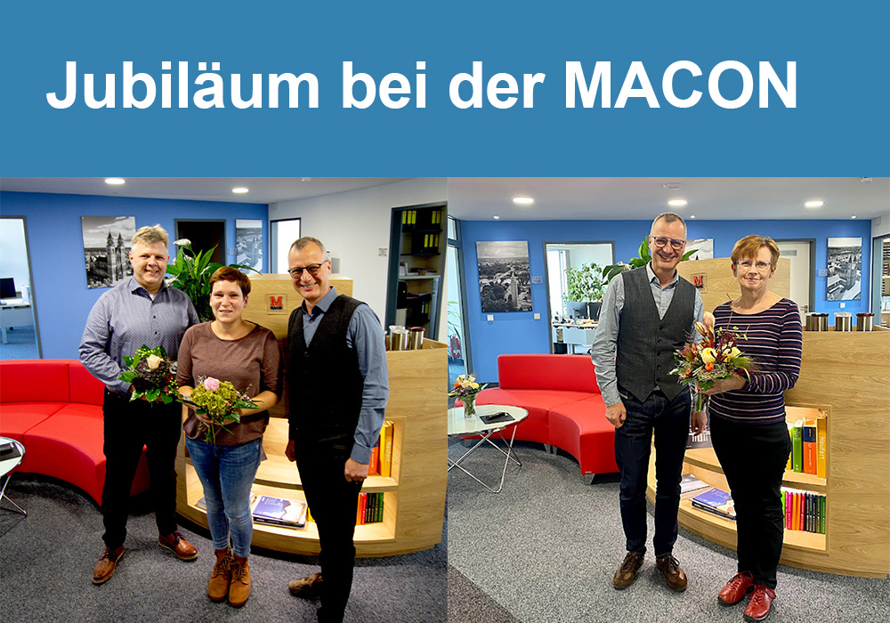 Jubiläum bei der MACON BAU GmbH Magdeburg