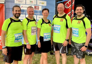 Mix-Staffel 2024 im Elbauenpark - Team der MACON BAU GmbH Magdeburg